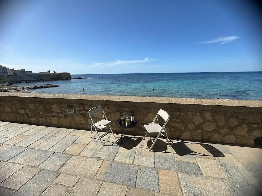 Lato Nord Il Giallo Vista E Accesso Mare Diretto Trapani Italy